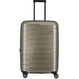 Travelite Air Base 4 Wiel Trolley M Expandable champagne metallic Harde Koffer