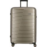 Travelite Vliegbasis 4-wielige trolley 77 cm champagner