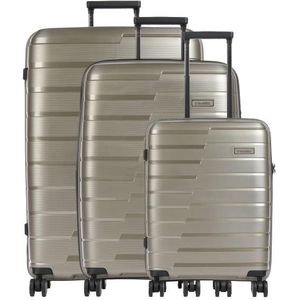 Travelite Air Base 4 Roll Suitcase Set 3st. champagner