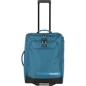 Travelite Kick Off Reistas Met Wielen Duffle S Petrol Blauw