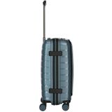 Travelite Air Base Trolley S, 4 Rollen mit Vortasche Eisblau