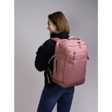 travelite Kick Off 006912-14 Unisex reisrugzak volgens IATA-normen voor handbagage, 50 cm, 35 liter, roze, roze, Roze, KICK OFF Rugzak voor cabinemaat Roze