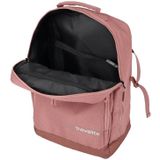 travelite Kick Off 006912-14 Unisex reisrugzak volgens IATA-normen voor handbagage, 50 cm, 35 liter, roze, roze, Roze, KICK OFF Rugzak voor cabinemaat Roze