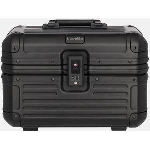 Travelite Next Aluminium Beautycase black hardcase koffer