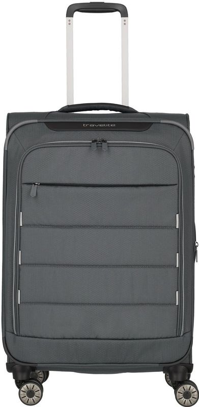 Travelite Skaii Trolley M, 4-Rollen erweiterbar Gipfelgrau