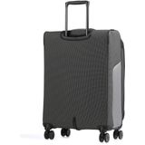 Travelite Lot de 4 valises à coque souple avec 4 roulettes, tailles S-M-L + sac de voyage, durables, VIIA bagages en matériau recyclé, serrure TSA, valises tailles L + M extensible, ardoise, Trolley