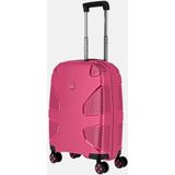 Impackt trolley s 4 wiel 55 cm flora pink