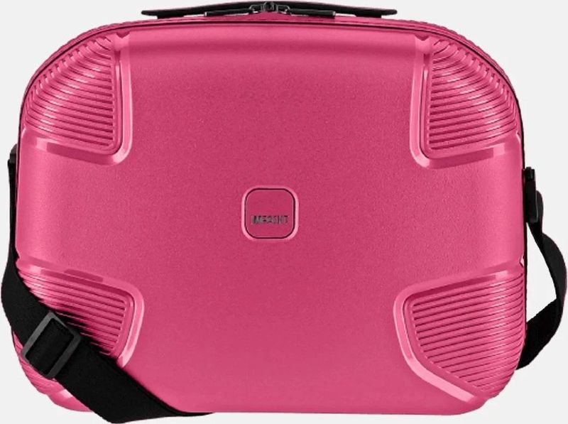 IMPACKT Beautycase »IP1«, Kulturbeutel Hartschale Trolley-Aufsteck-System Tragegurt Laptopfach