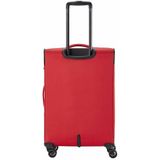 travelite Chios 4 W trolley M ex., rood, maat única, koffer, Rood, Koffer