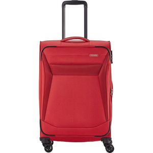 Travelite Chios 4 Wheel Trolley M 67 cm Expandable Red