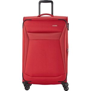 Travelite Chios 4 Wiel Trolley L red Zachte koffer