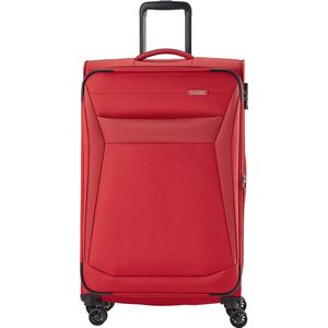 travelite Chios Zachte bagage met 4 wielen, eenheidsmaat, Rood, koffer