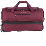 Travelite reistas Basics Wheeled Duffle 55 cm. Expandable donkerrood