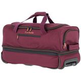 Travelite reistas Basics Wheeled Duffle 55 cm. Expandable donkerrood