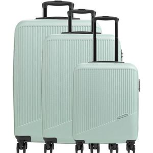 Travelite Bali Harde koffer met 4 wielen, eenheidsmaat, mint, eenheidsmaat, 4 stuks, Munt, Set van 4 harde wielen