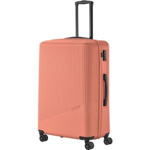 Travelite - Bali - 4 Wiel Trolley - Coral - 100% ABS