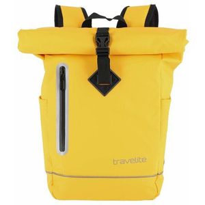 travelite Basics Roll-up rugzak dekzeil fietsrugzak (1 stuk) Geel 19 Liter Casual