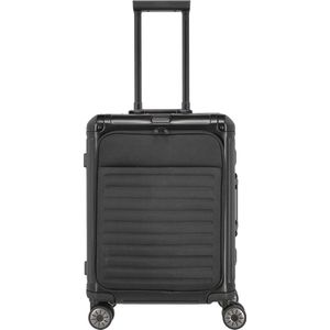 Next 4-wiel trolley S 15"" frontpocket zwart