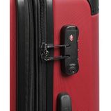 travelite Licht, flexibel, veilig: Urban hardcase koffer voor vakantie en zaken (ook met voorvak) kofferset (L/M/S), rood, kofferset, 3-delig, rood, kofferset, set, Rood, 3-delige kofferset