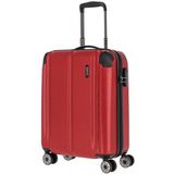 Travelite Handbagage Harde Koffer / Trolley / Reiskoffer - 55 x 40 x 20 cm - City - Rood