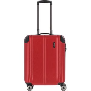 Travelite Handbagage Harde Koffer / Trolley / Reiskoffer - 55 x 40 x 20 cm - City - Rood