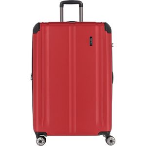 Travelite Harde Koffer / Trolley / Reiskoffer - 77 cm (Extra Large) - City - Rood