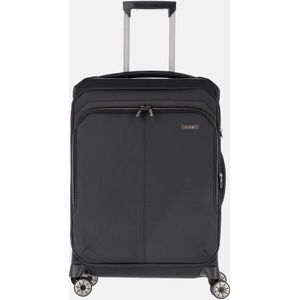 Travelite Priima 4 wielen Trolley 68 cm met uitbreidingsplooi schwarz