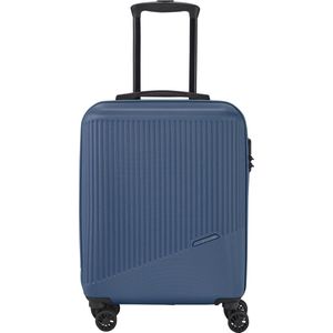 travelite Bali Harde koffer met 4 wielen, eenheidsmaat, Blauw, Harde handbagage met 4 wielen