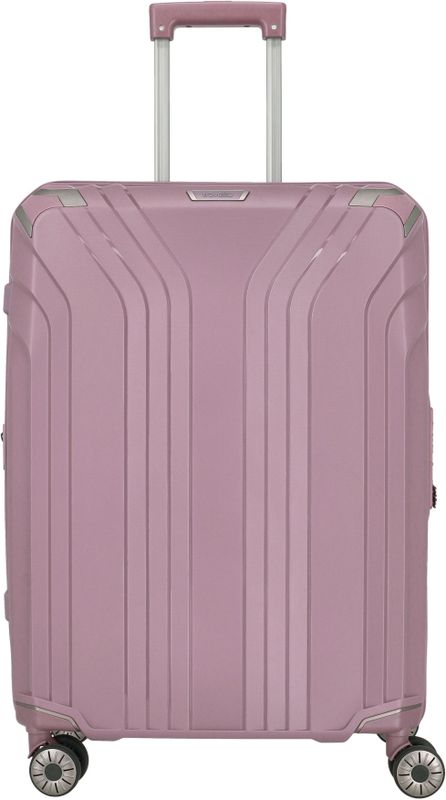 Travelite Elvaa Trolley M, 4-Rollen erweitebar Rosé