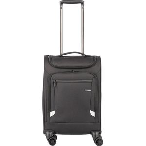 Travelite Cabin Handbagage met 4 wielen, 55 cm, zwart., Zachte koffer met 4 wielen
