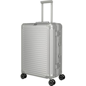 Travelite Next 4 wiel trolley zilver
