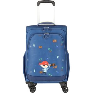 travelite Trolley Minimover Kidstrolley 4 Wheel Pirat Blauw 55cm