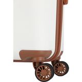 Travelite BALI Trolley L 4-Rollen Weiss/cognac