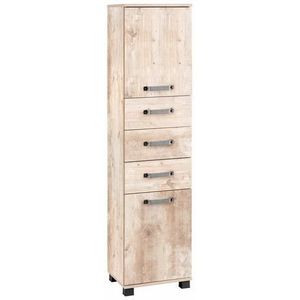 Schildmeyer Milan hoge kast 134738, Findoe-eiken decor, 32 x 40,3 x 163,7 cm