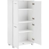 Schildmeyer Lumo Highboard 135278, houtmateriaal, wit, 116,9 x 59,8 x 32,6 cm