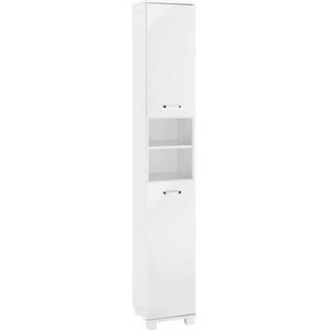 Schildmeyer Hoge kast Colli Hoogte 193,7 cm, badkamerkast met metalen handgrepen, legplanken