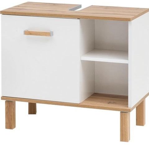 Schildmeyer Waschbeckenunterschrank "Padua", Füße aus Massivholz