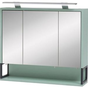 Schildmeyer Limone spiegelkast, houtmateriaal, mint, 70 x 61 x 16 cm (BxHxD)