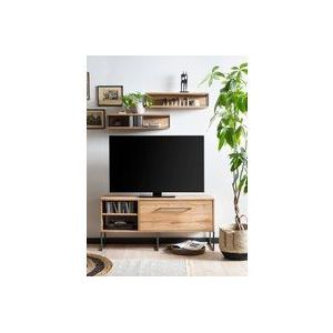 Schildmeyer Limmo TV Lowboard 148911, houten stof, eiken landhuisdecoratie, 130 cm breed
