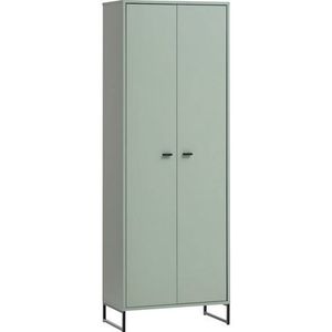 Schildmeyer Janne schoenenkast, houtmateriaal, pistache, 60,2 x 33 x 169,7 cm