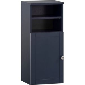 Schildmeyer Highboard Jesper, houtmateriaal, nachtblauw, 30,3 x 25,4 x 70 cm