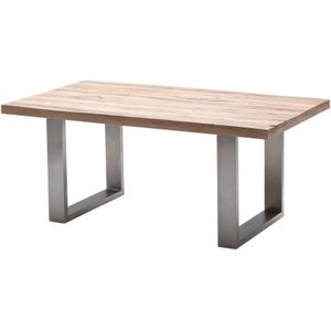 Design - Sledestoel COMFORT - Lichtbruin - RVS Frame