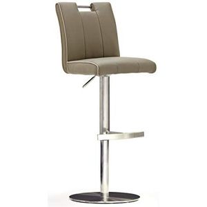 Kamyra® Industriële Velvet Barkruk - Barstoel Met Rugleuning Verstelbare Zithoogte 62 83 Cm Draaibaar Groen 39 X 30 Cm