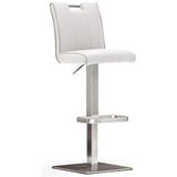Barhocker  Anna ¦ weiß ¦ Maße (cm): B: 40 H: 89 T: 51.0 Polstermöbel > Hocker > Barhocker - Höffner