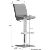 Barhocker  Vittoria ¦ weiß ¦ Maße (cm): B: 40 H: 87 T: 50.0 Polstermöbel > Hocker > Barhocker - Höffner