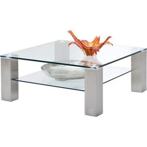 ovale salontafel zwart marmerlook 120 cm