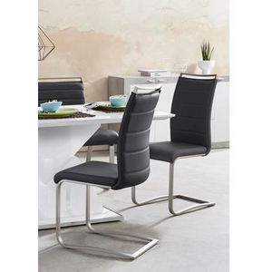 MCA furniture Vrijdragende stoel Pescara Stoel belastbaar tot 120 kg (set, 2 stuks)