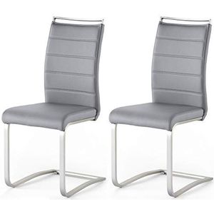 Robas Lund Design schommelstoel Pescara grijs set van 2