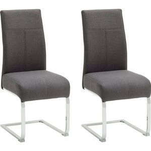 MCA furniture Eetkamerstoel Foshan Bekleding aqua Resistant, stoel met pocketveringskern, tot 120 kg (set, 2 stuks)