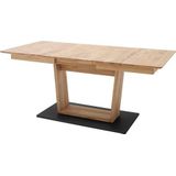 MCA furniture Esstisch "Cuba", Esstisch Massivholz ausziehbar, Tischplatte mit Synchronauszug
